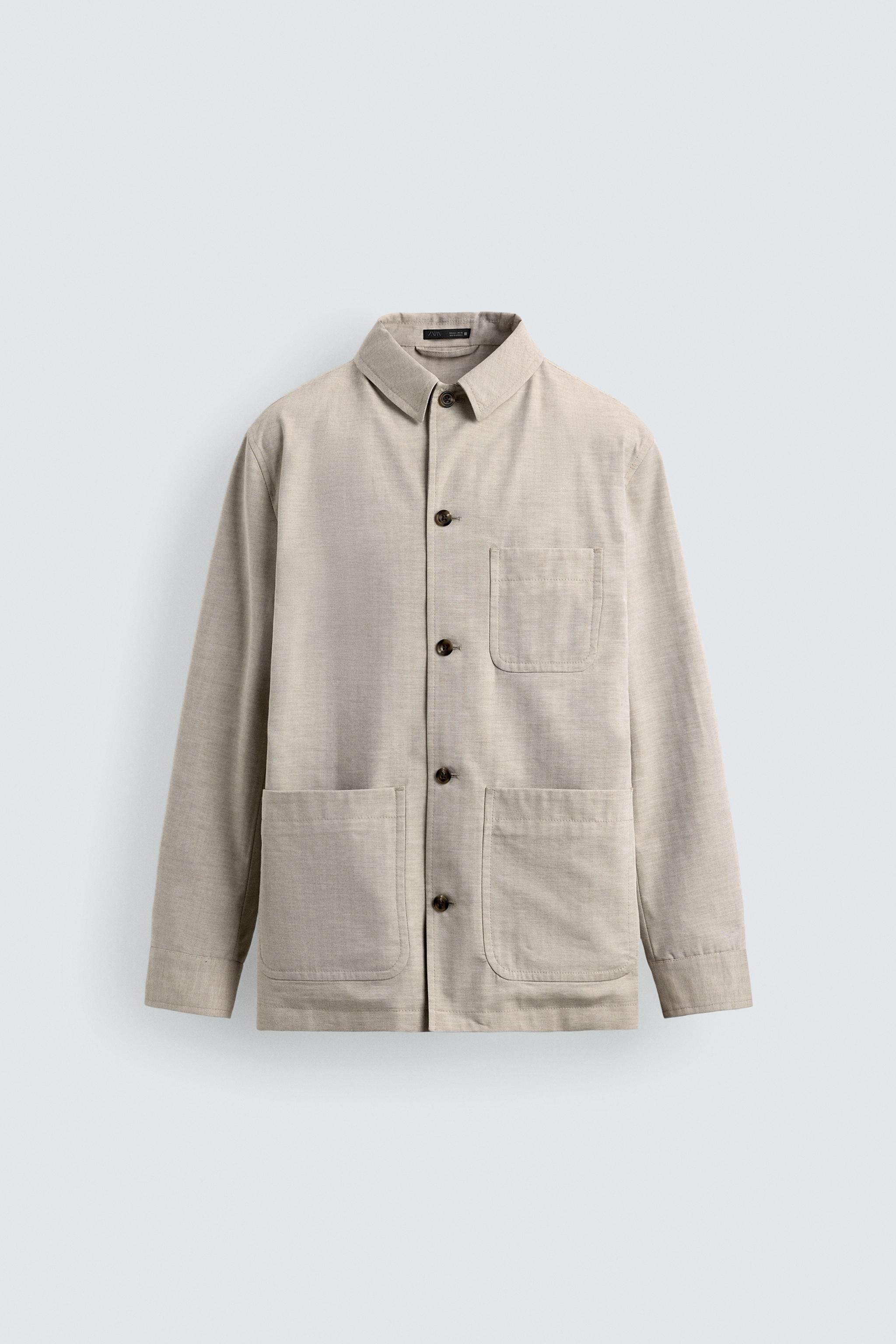 BLOUSON REGULAR FIT STRUCTURÉ À CHEVRON